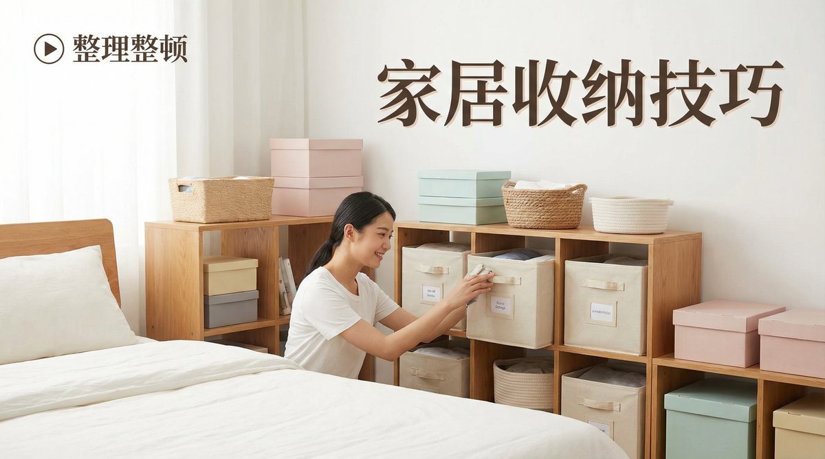 蘑菇视频-超实用收纳技巧视频演示